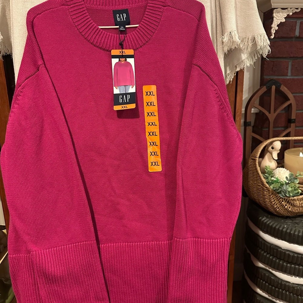 Gap Fuchsia Pink Sweater XXL (NWT)